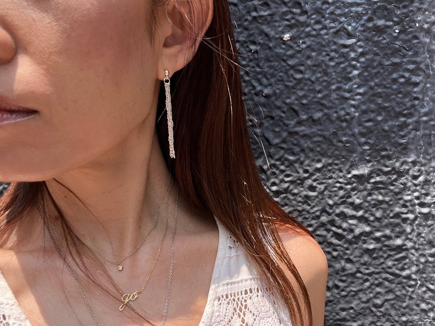 Sterling Silver925 Milky Way Dangle Earring