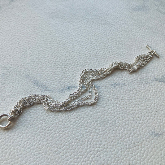 Sterling Silver925 Milky Way Chain Bracelet For Women
