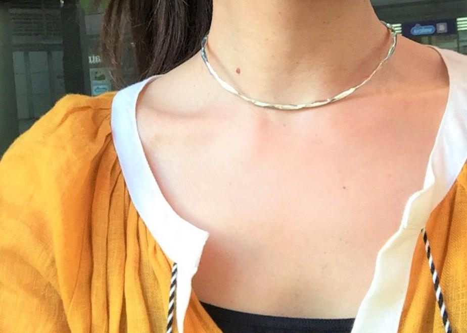 シルバー925・サーフ・リゼンブル・ウェイブ・波チョーカー