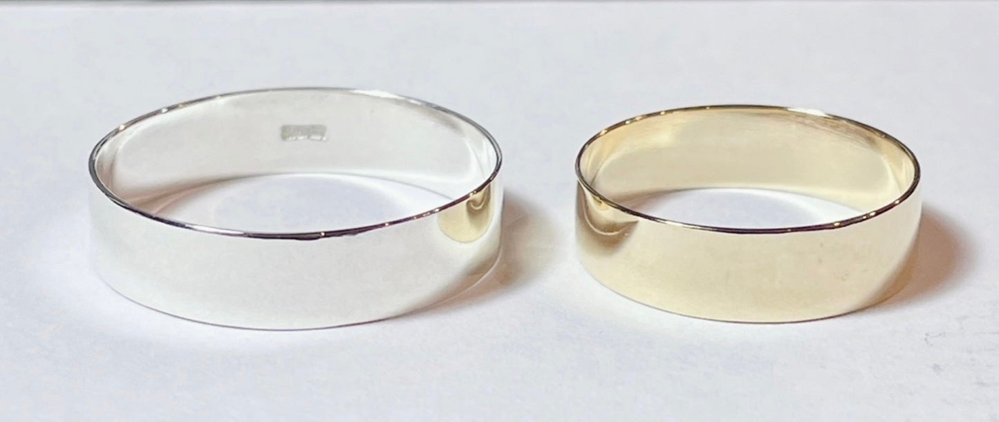 Ultra-thin Plate of Brass / Silver925 Ring / Band For Men & Women　ユニセックス・真鍮・シルバー・リング・バンド