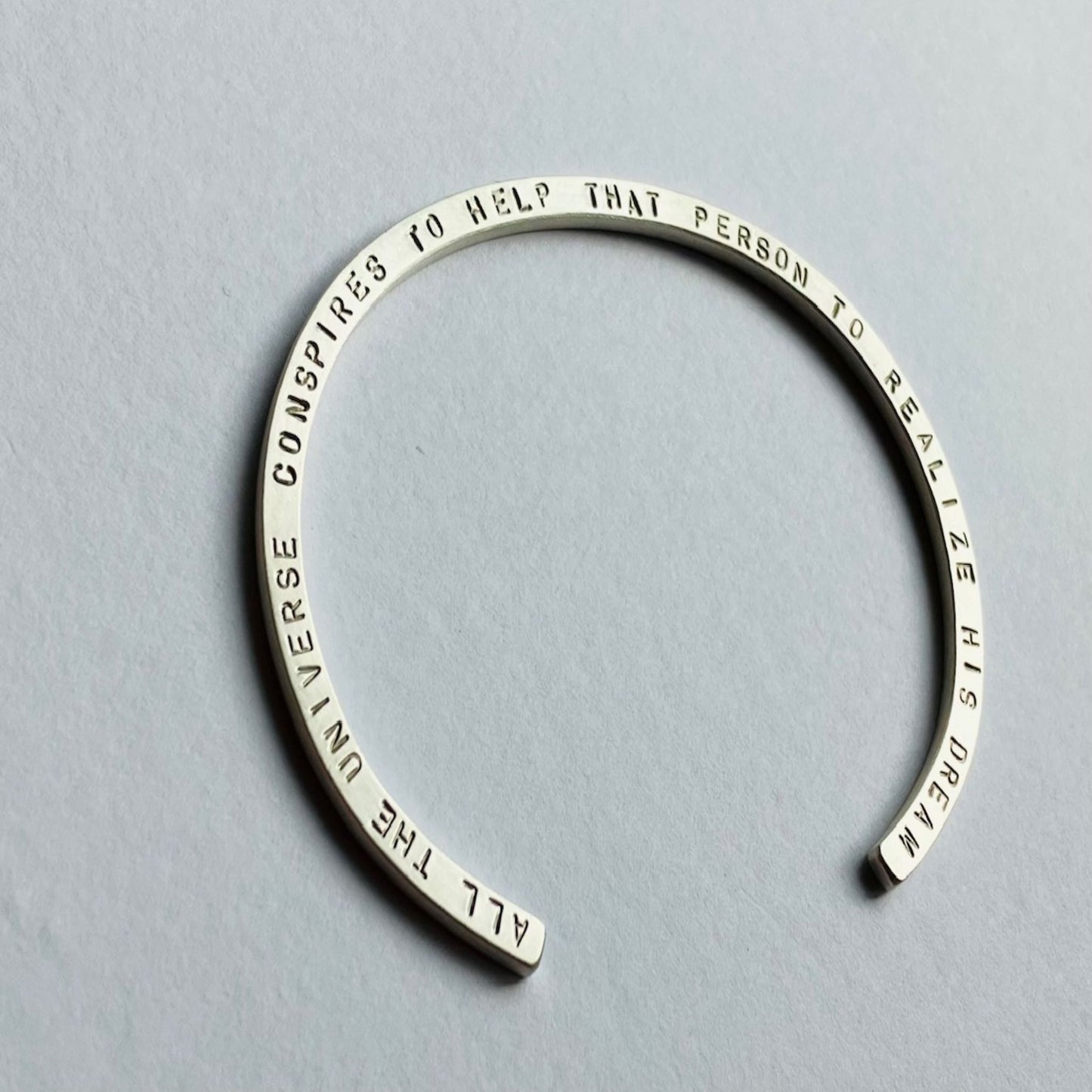 Sterling Silver925 Love & Friendship Bracelet / Bangle / Cuff For Men & Women 刻印・ユニセックス・シルバーバングル
