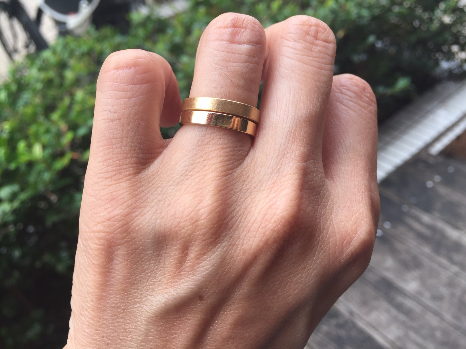 3.0 Absolutely Basic 18K Yellow Gold Ring / Band For Men