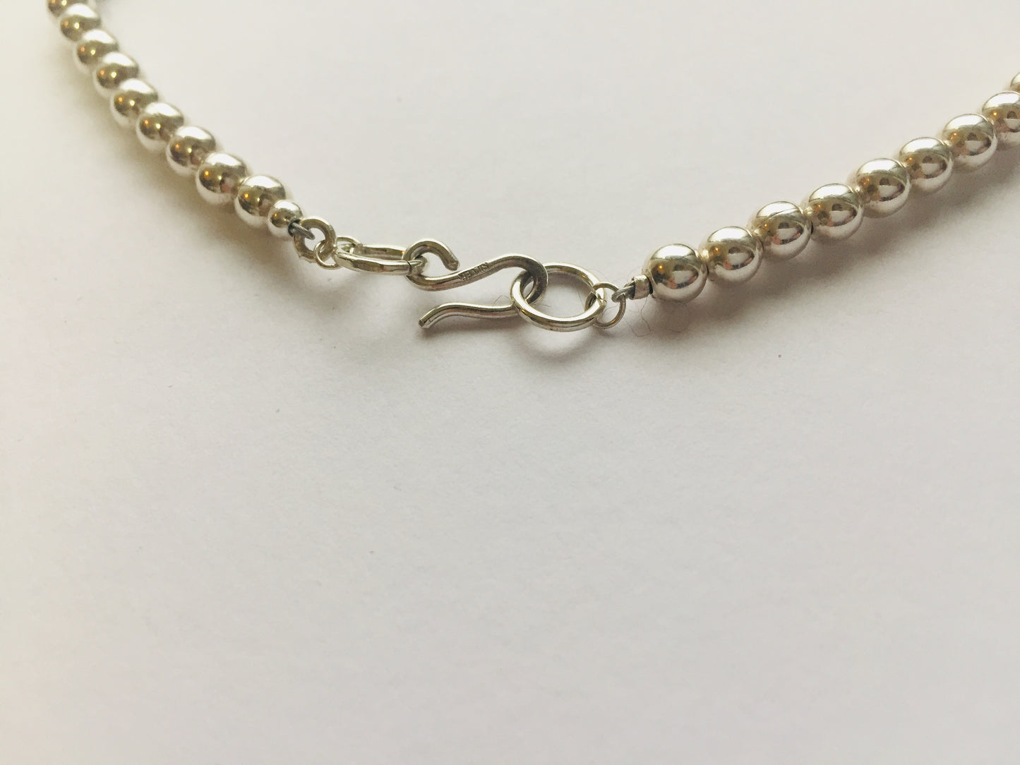Sterling Silver925 Sphere / Ball Long Necklace For Women 5.0mm・シルバーボール・2ways・ロングネックレス